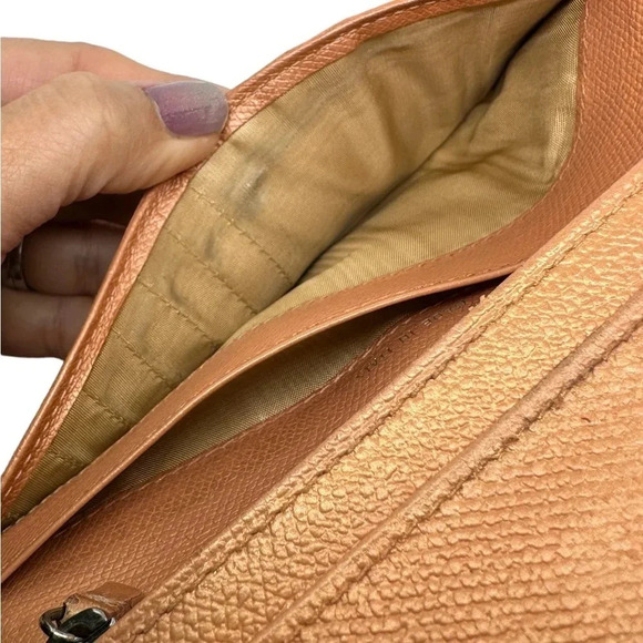 Chanel long wallet REFURBISHED in champagne pink - Picture 5 of 15